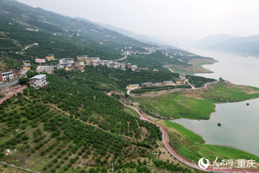 豐都縣安坪鎮(zhèn)三沱村。人民網(wǎng)記者 劉政寧攝